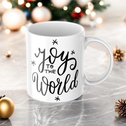 Alternative view of Χριστουγεννιάτικη Κούπα Joy To The World