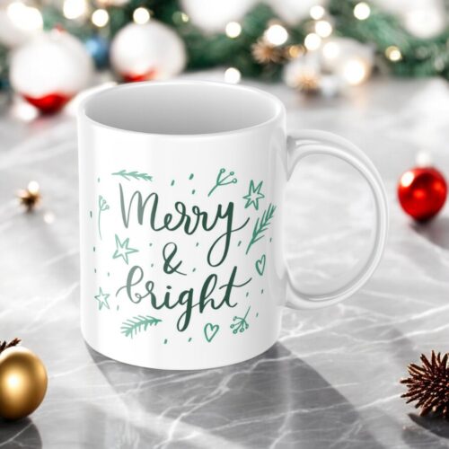 Χριστουγεννιάτικη Κούπα Merry & Bright 3 Χριστουγεννιάτικη Κούπα Merry & Bright - Image 2